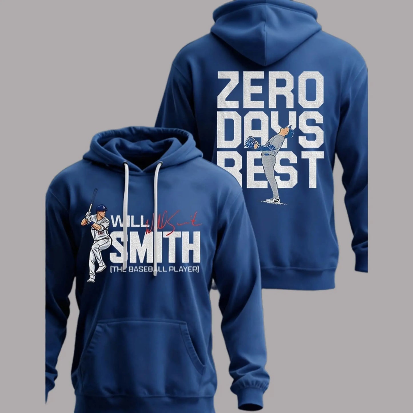 2025 Dodgers Will Smith Zero Days Best Hoodie - Bigfirefashion