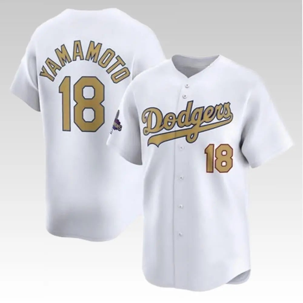 2025 Dodgers Yoshinobu World Series Jersey - Bigfirefashion