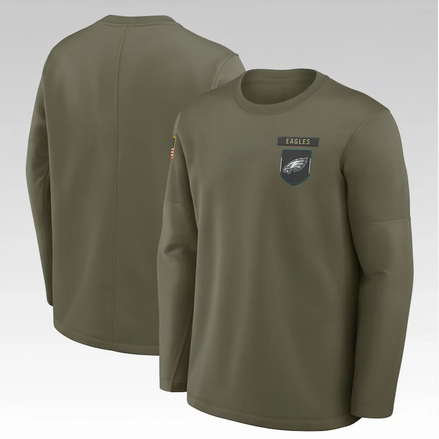 2025 Eagles Salute To Service Sweatshirt - Bigfirefashion