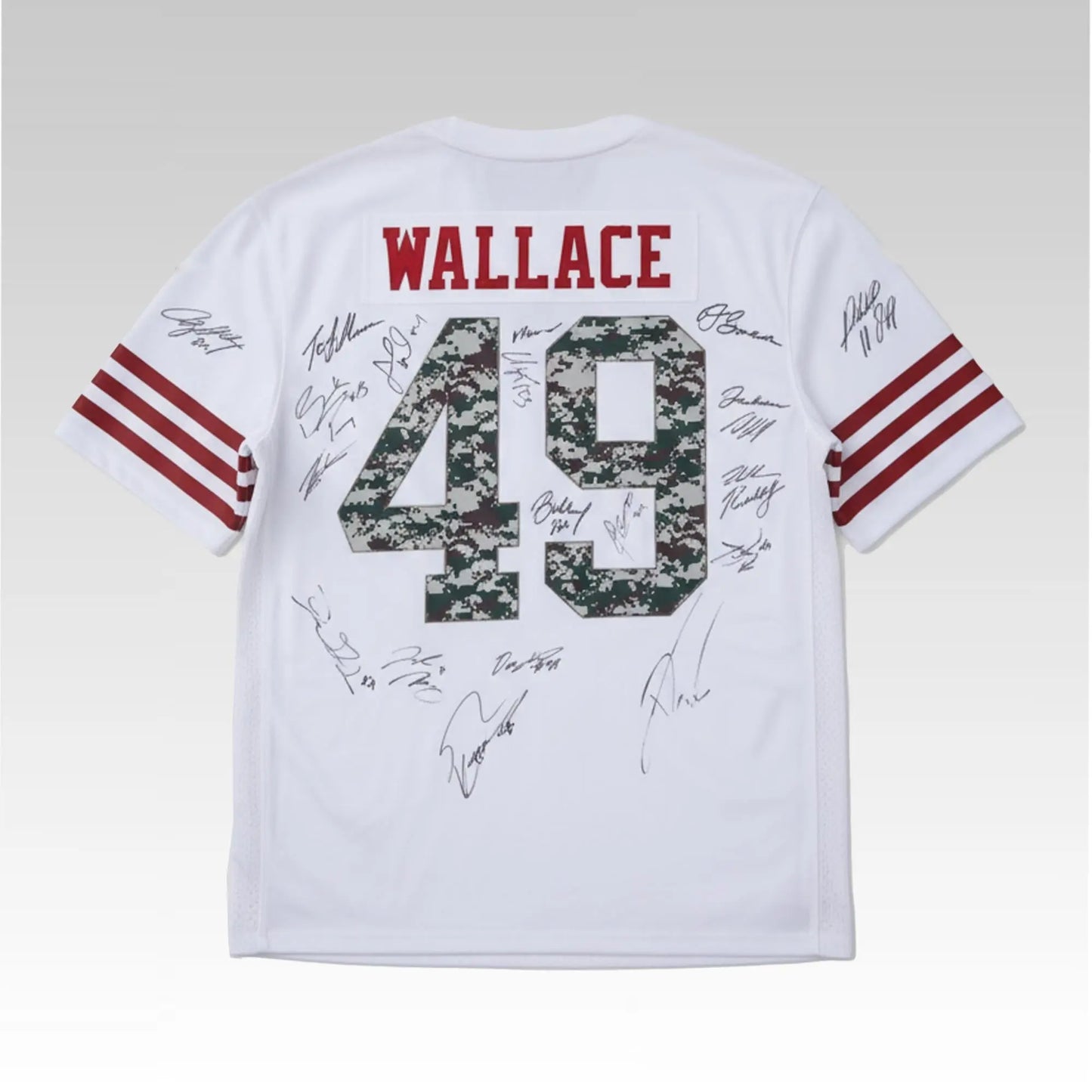 2025 George Kittle Wallace San Francisco 49ers Salute to Service Jersey - Bigfirefashion