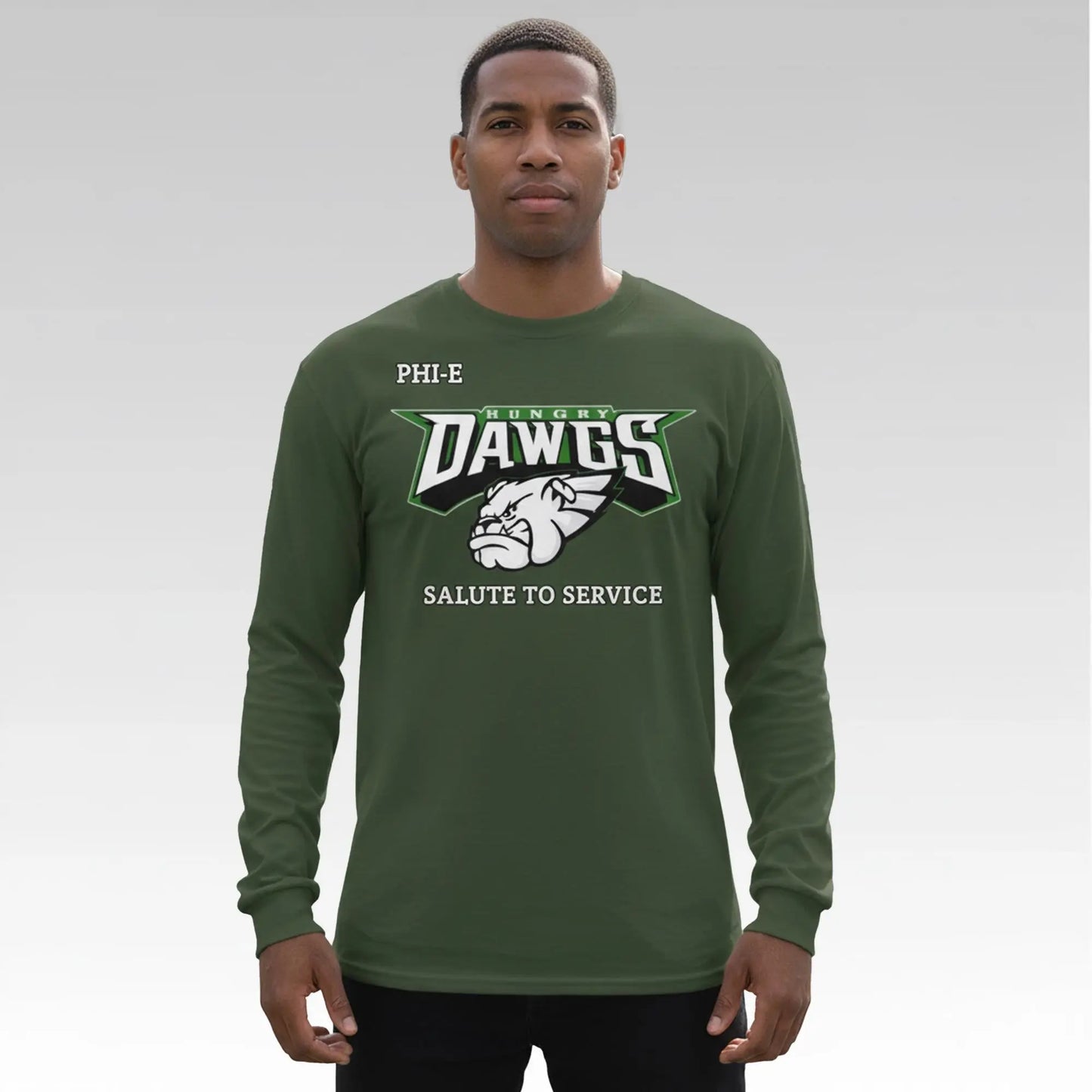 2025 Jason Kelce Eagles Hungry Dowgs Salute To Service Sweatshirt Bigfirefashion