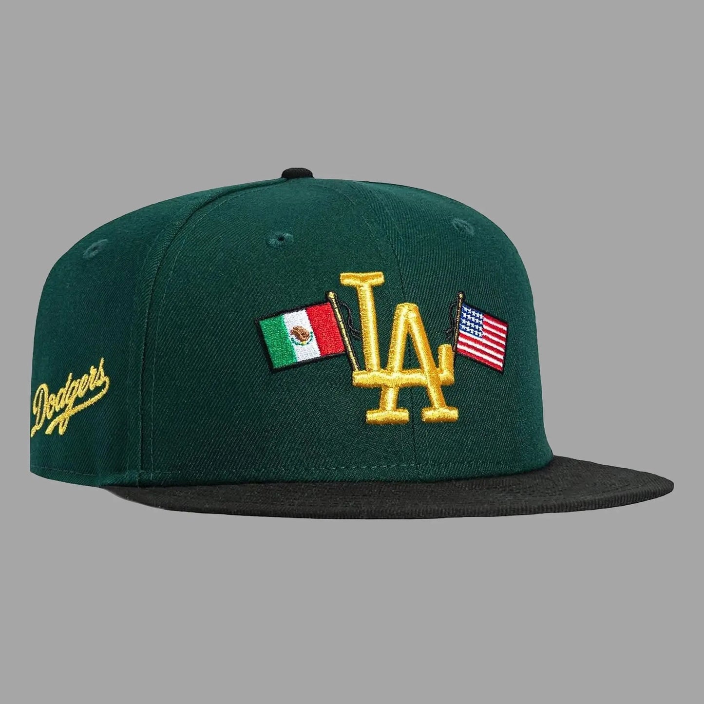 2025 LA Dodgers Mexico And Usa Flag Hat Bigfire Fashion