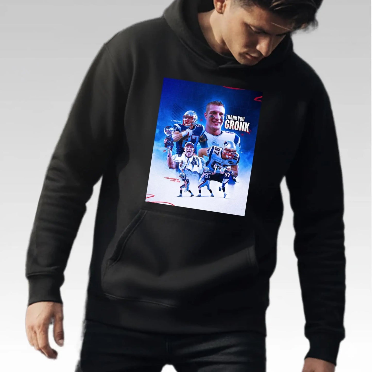 2025 Patriots Thank You Gronk Shirt - Bigfirefashion