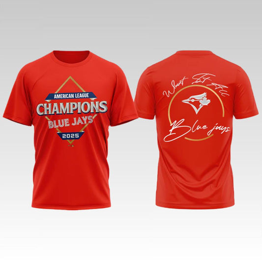 2025 Toronto Blue Jays AL Champions Red Shirt