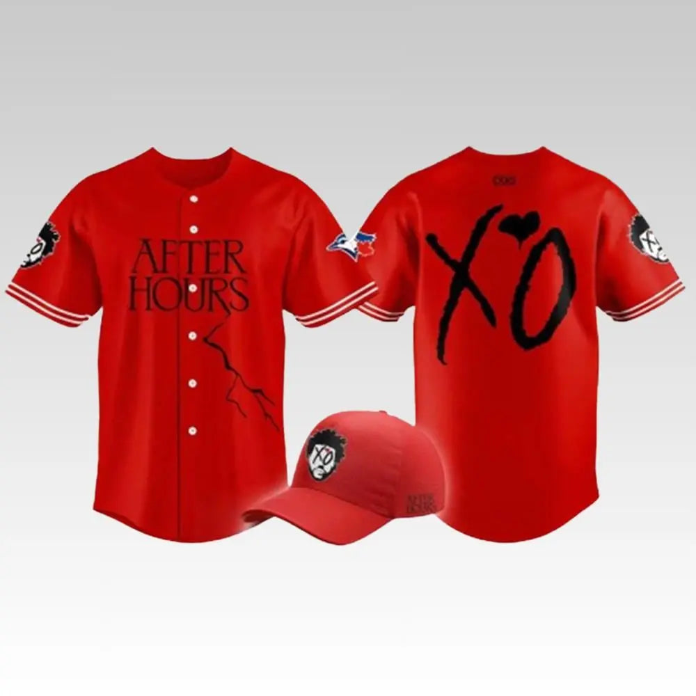 2025 Toronto Blue Jays The Weeknd After Hours Tour Jersey - Bigfirefashion