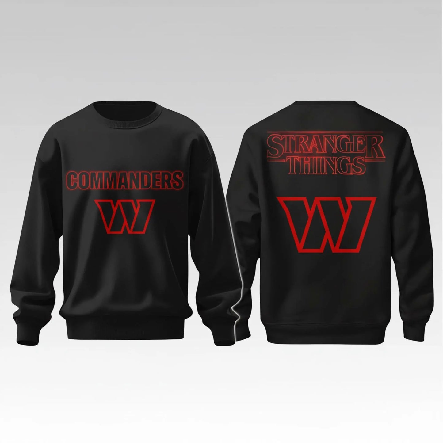 2026 Commanders Stranger Things Hoodie
