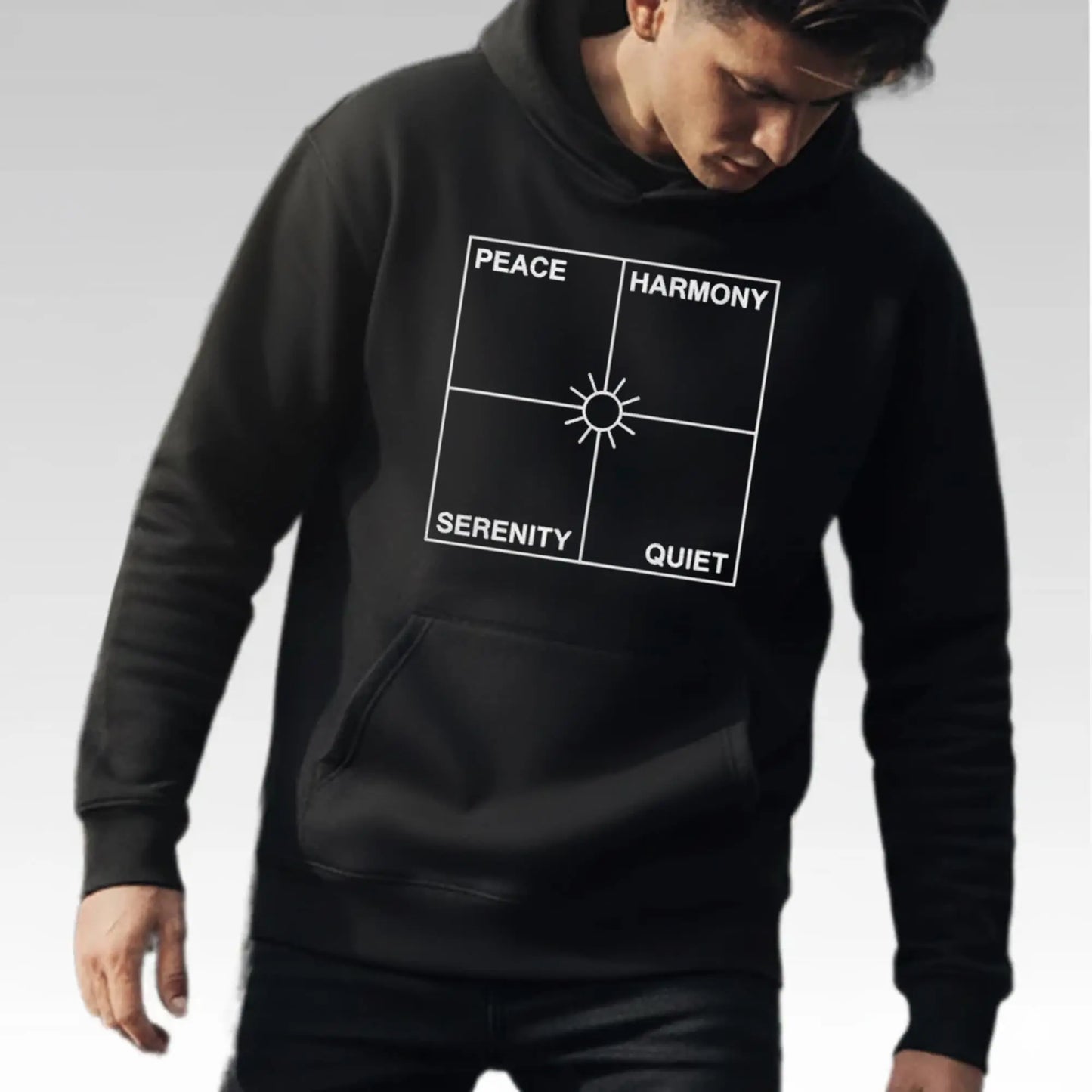 Boye Mafe Peace Harmony Serenity Quiet Shirt - Bigfirefashion