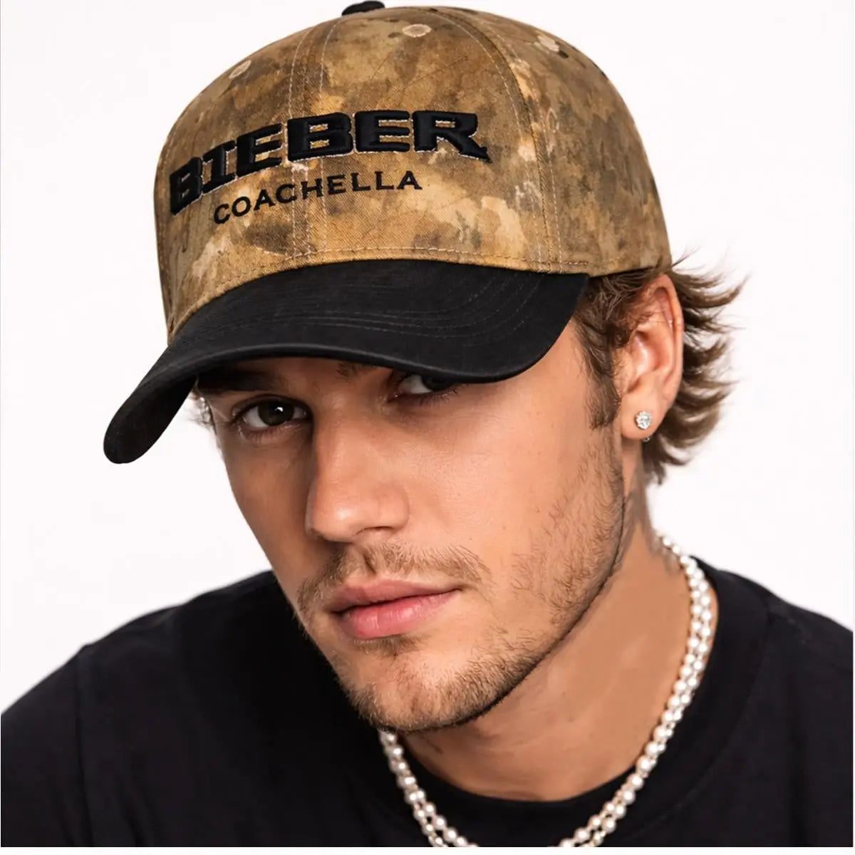 Hailey Bieber Bieber Coachella Hat