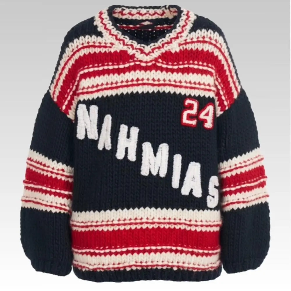 Myles Garrett Nahmias Hockey Sweater - Bigfirefashion