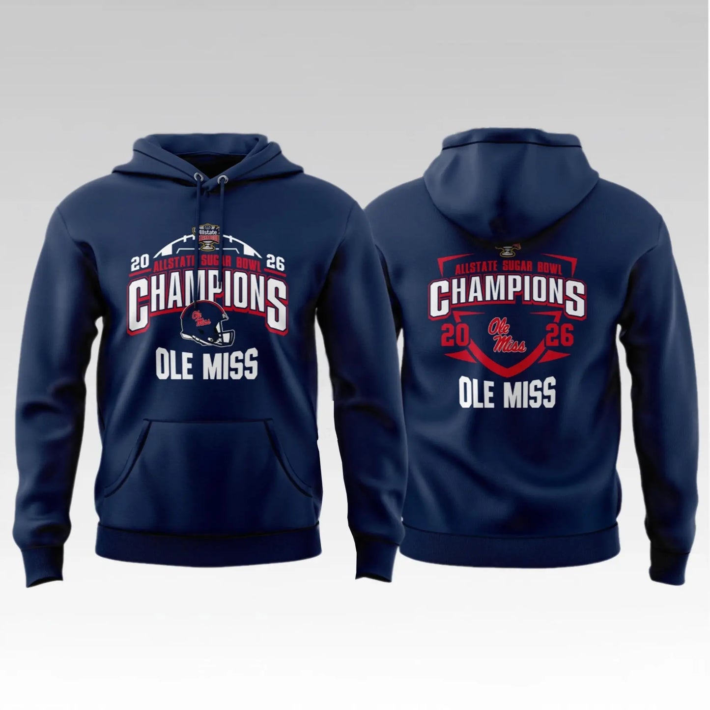 Ole Miss Allstate Sugar Bowl Champions Shirt Bigfire Fashion