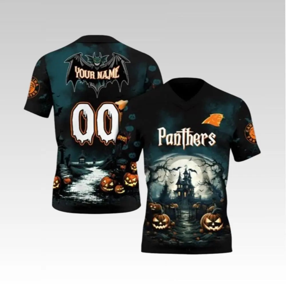 Panthers x Halloween 2025 Jersey - Bigfirefashion