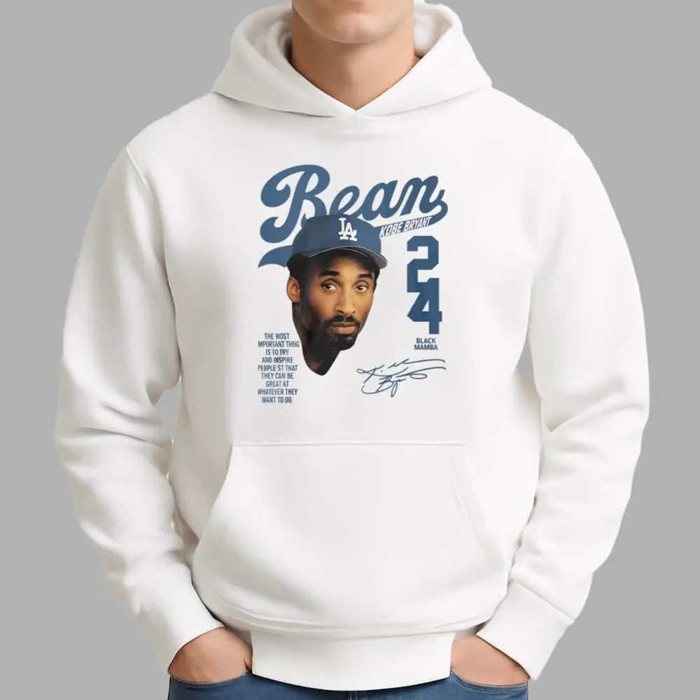 Puka Nacua Bean Kobe Bryant Dodgers 24 Shirt - Bigfirefashion