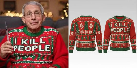 The Most Controversial Look of 2026: Why the Fauci 'I Kill People' Ugly Sweater is Breaking the Internet This Christmas Bigfirefashion
