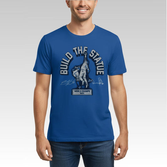 2025 Andy Pages Kike Hernandez Build The Statue LA Dodgers World Series Champions Shirt - Bigfirefashion