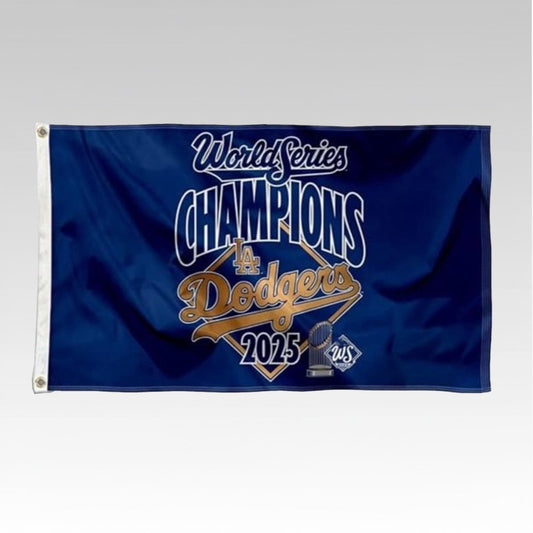 2025 Angeles Dodgers World Champions Series Parade Flag - Bigfirefashion