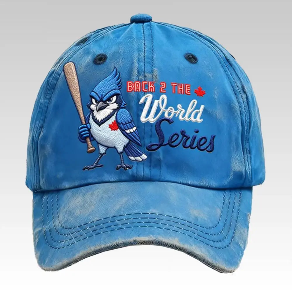 2025 Blue Jays Back 2 The World Series Hat - Bigfirefashion