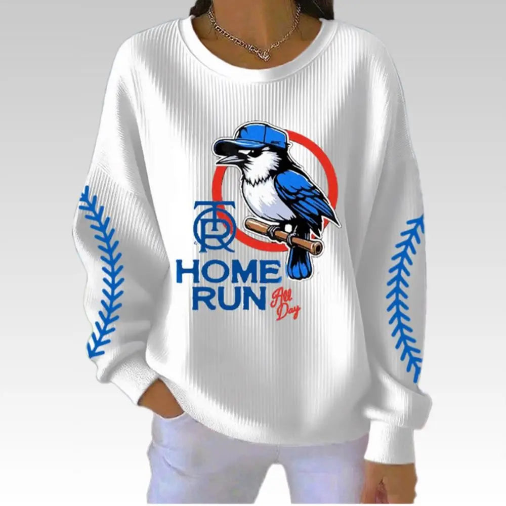 2025 Blue Jays Home Run Sweatshirt - Bigfirefashion