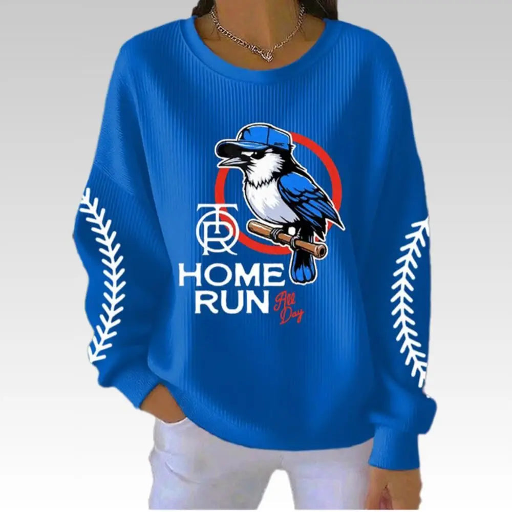 2025 Blue Jays Home Run Sweatshirt - Bigfirefashion