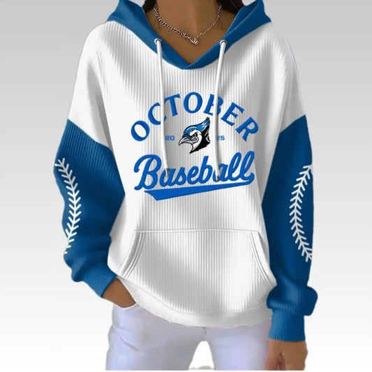 2025 Blue Jays October Baseball Hoodie - Bigfirefashion