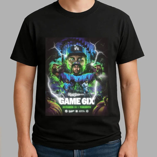 2025 Blue Jays Vs Dodgers World Series Game 6ix Halloween Shirt - Bigfirefashion