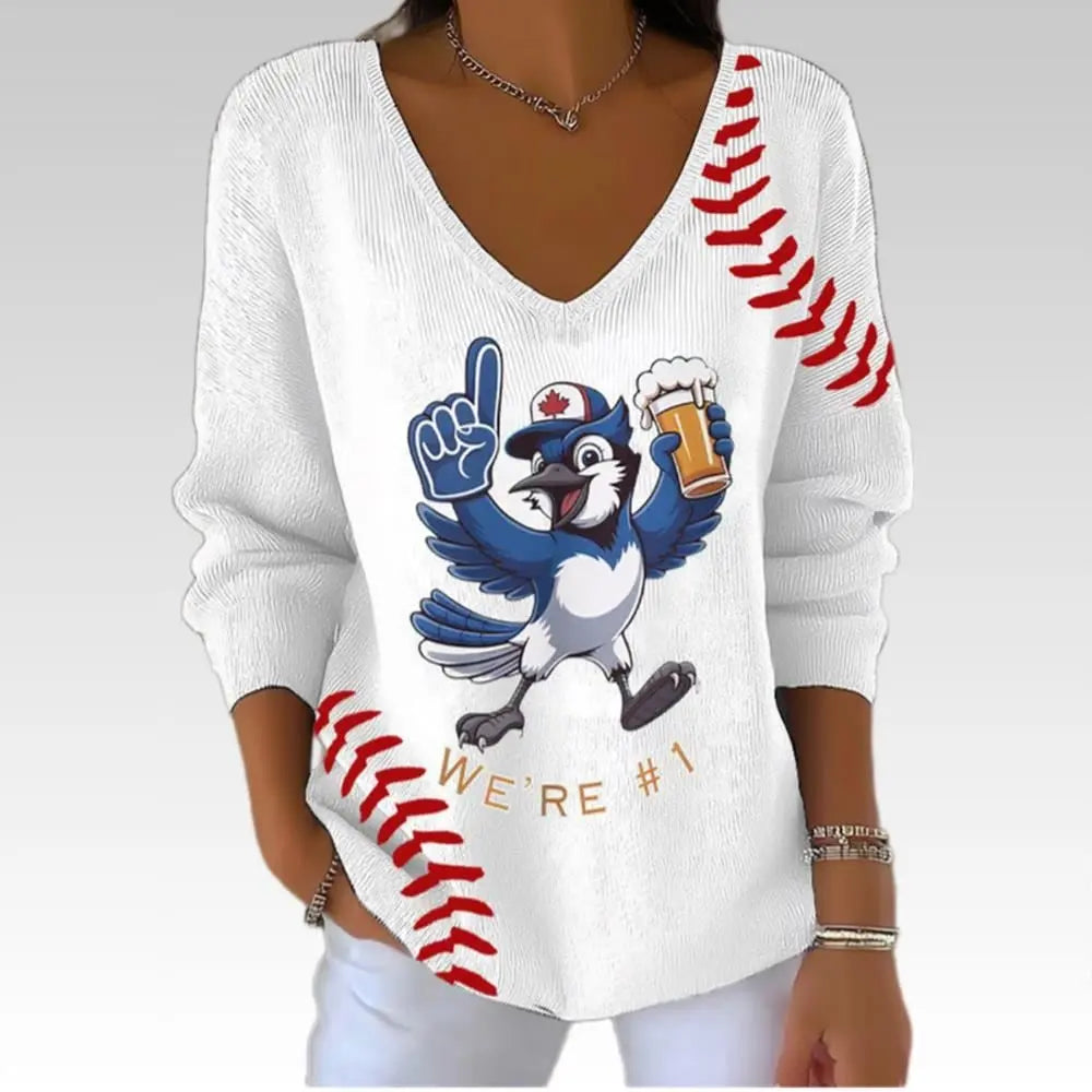 2025 Blue Jays We're 1 Sweatshirt - Bigfirefashion