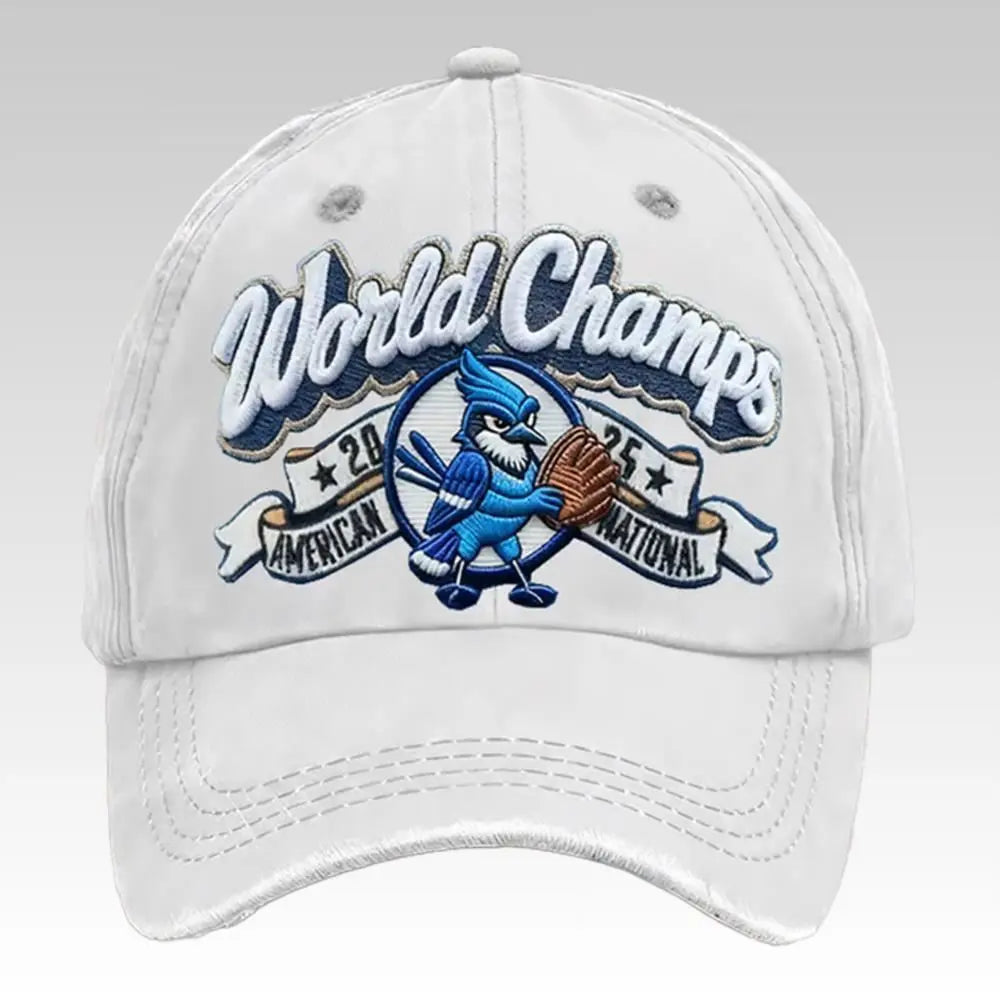 2025 Blue Jays World Champs American National Hat - Bigfirefashion