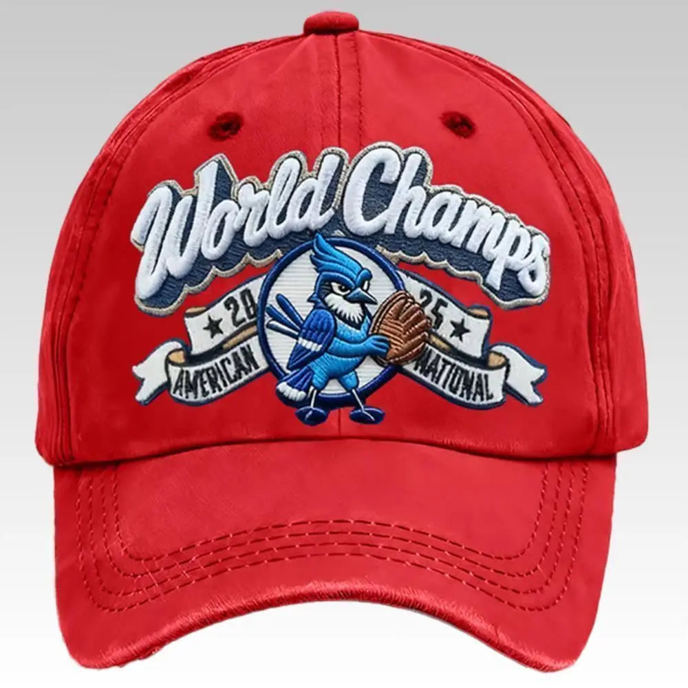 2025 Blue Jays World Champs American National Hat - Bigfirefashion