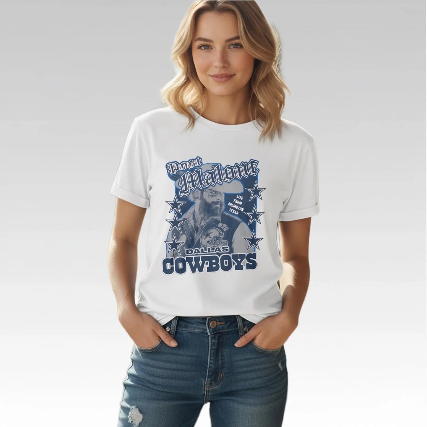 2025 Brevyn Spann Ford Dallas Cowboys Post Malone Shirt Bigfire Fashion