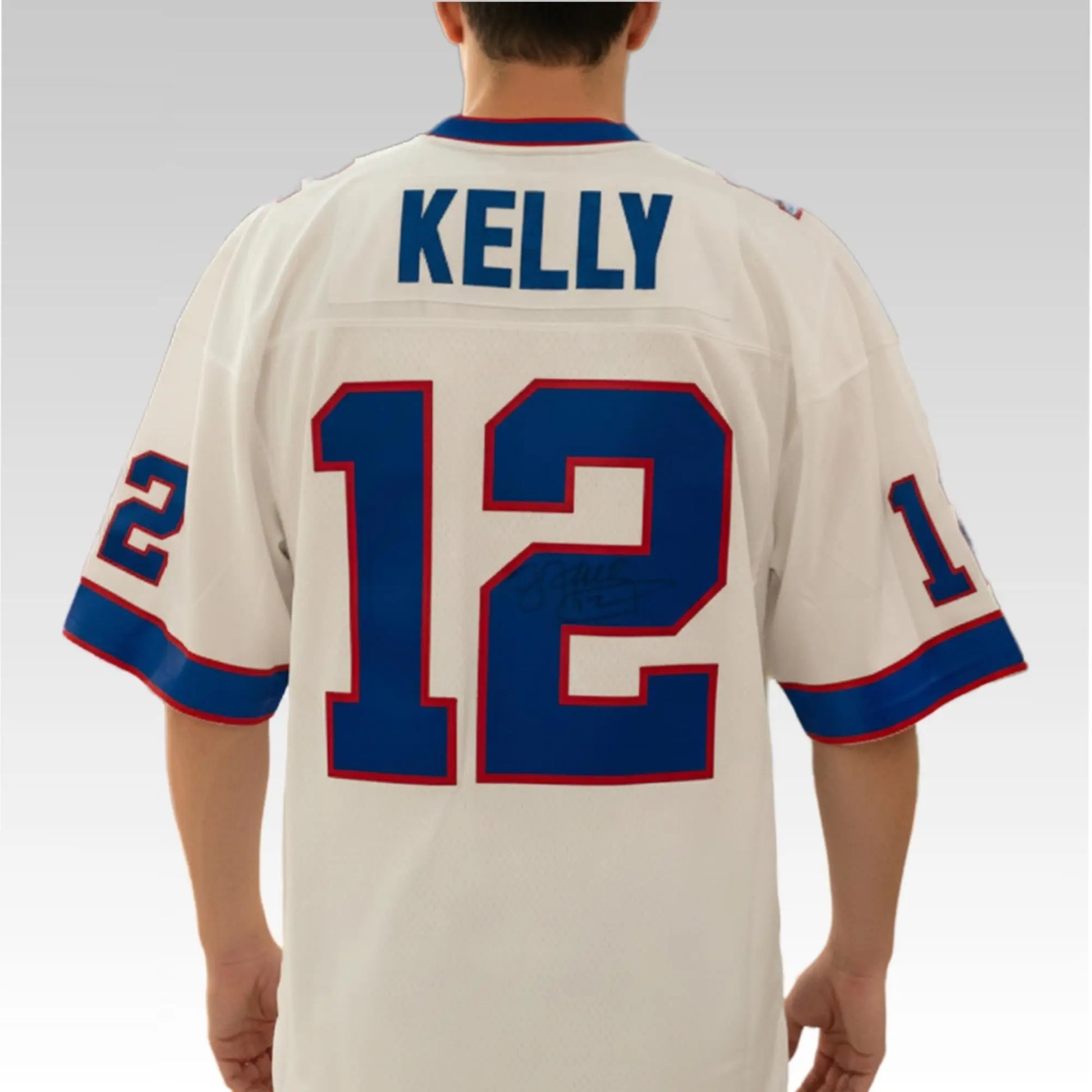 2025 Buffalo Bills Jim Kelly Signature Jersey - Bigfirefashion