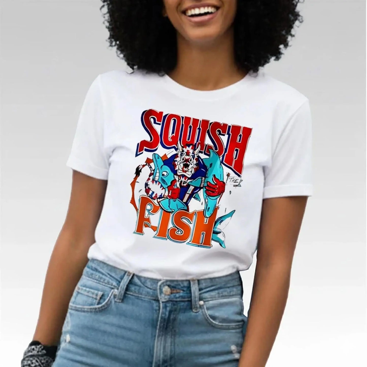 2025 Buffalo Bills Squish The Fish Shirt - Bigfirefashion