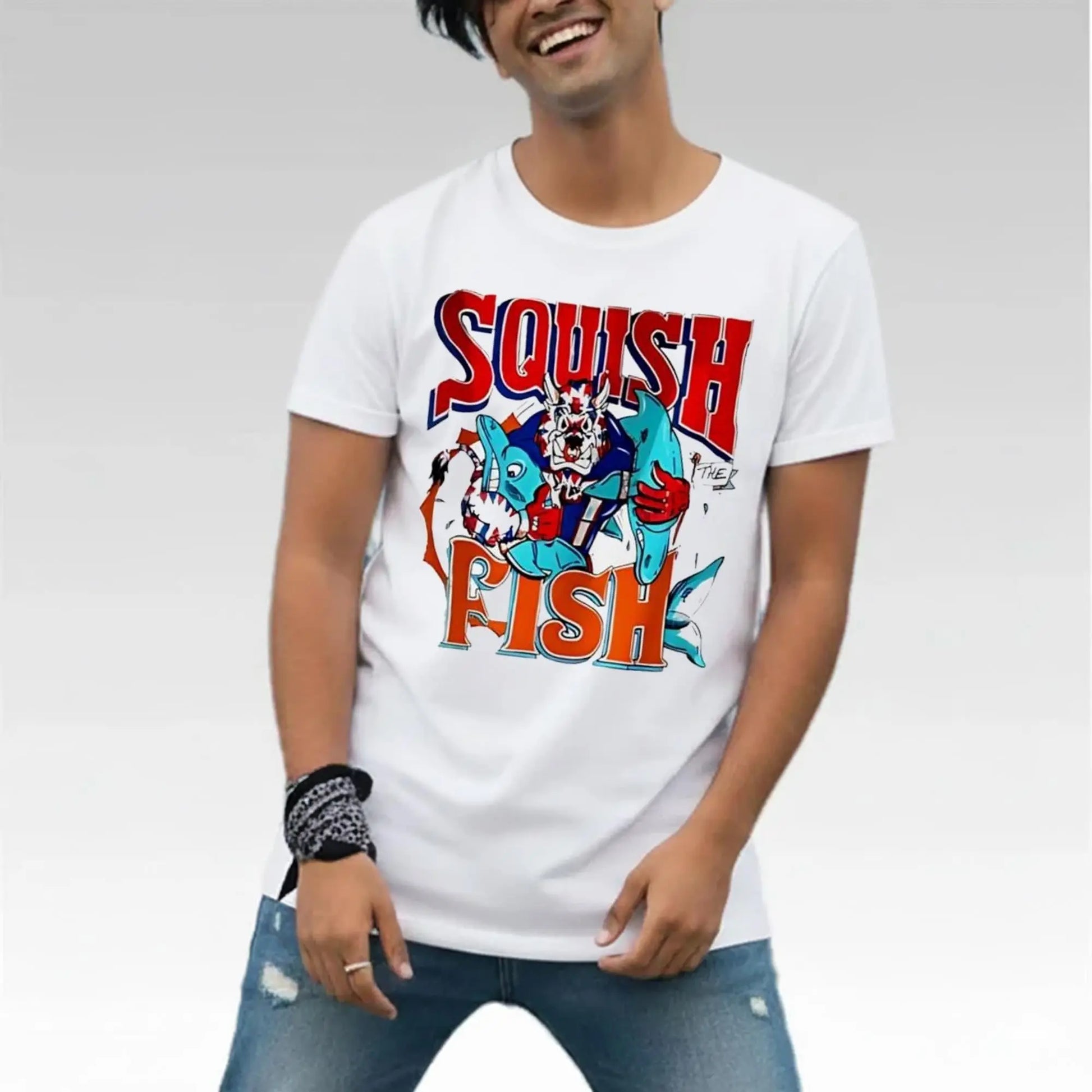 2025 Buffalo Bills Squish The Fish Shirt - Bigfirefashion