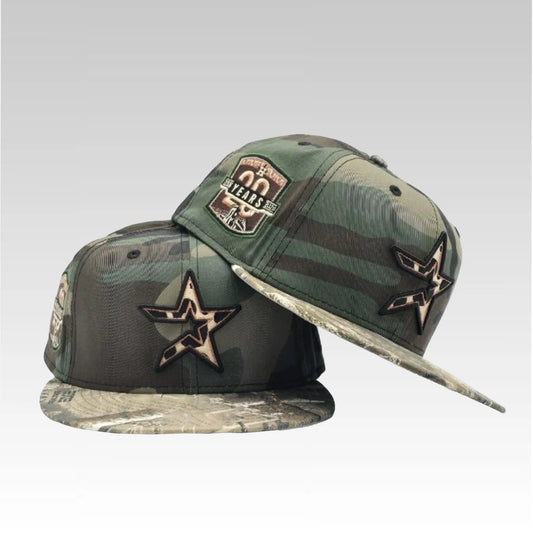 2025 Camo Houston Astros 20th Anniversary Hat - Bigfirefashion