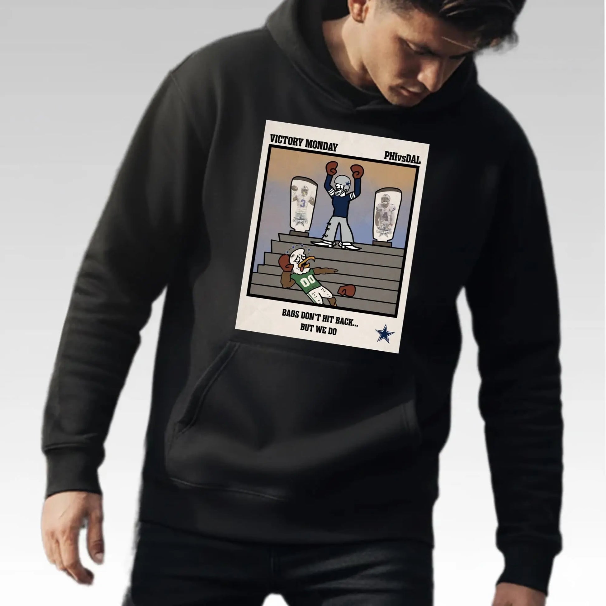 2025 Cowboys Victory Monday PHI vs DAL Bags Don't Hit Back But We Do Shirt - Bigfirefashion