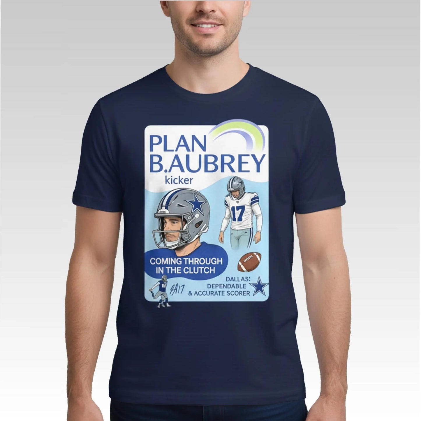 2025 Cowboys Victory Monday Plan Brandon Aubrey Kicker Shirt - Bigfirefashion