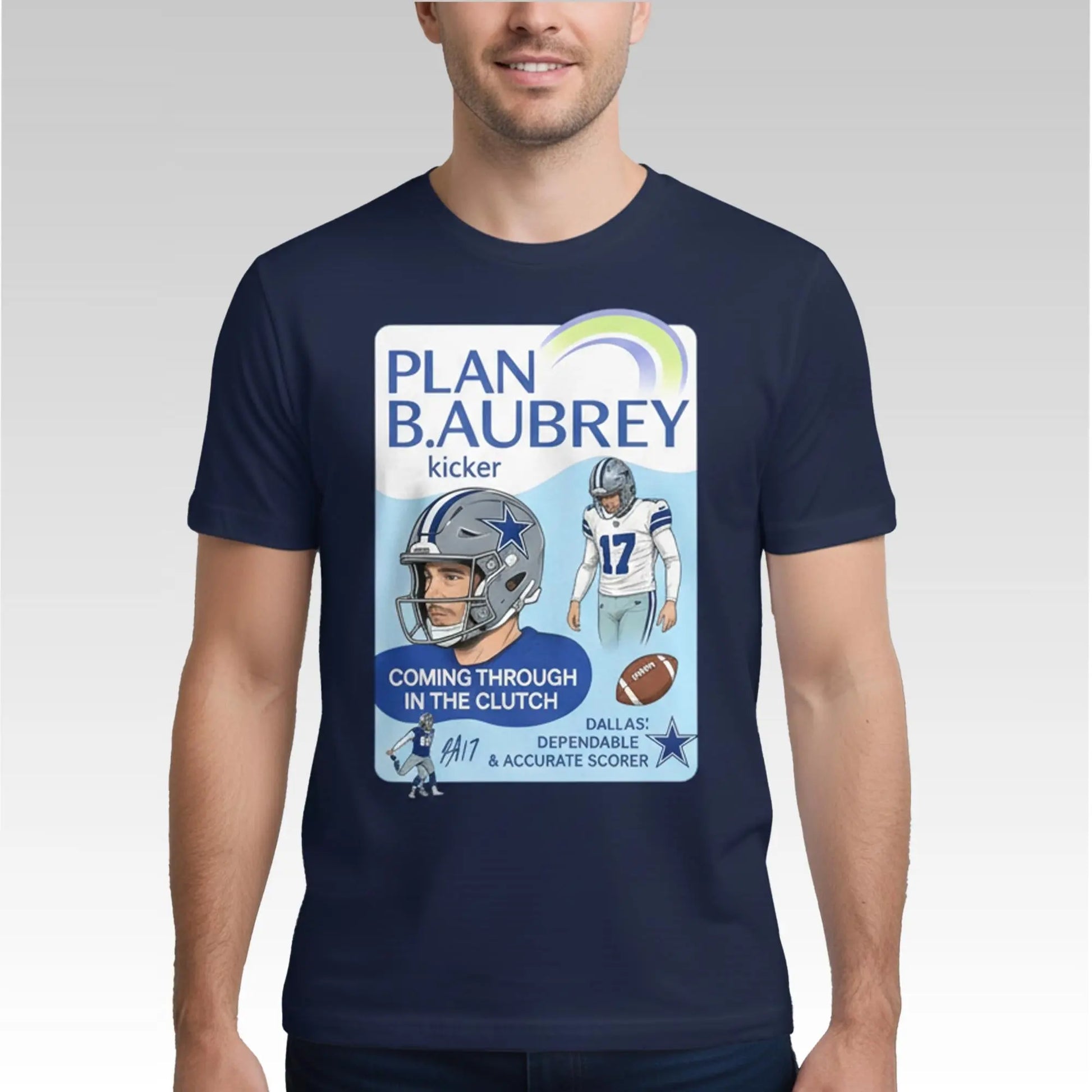 2025 Cowboys Victory Monday Plan Brandon Aubrey Kicker Shirt - Bigfirefashion