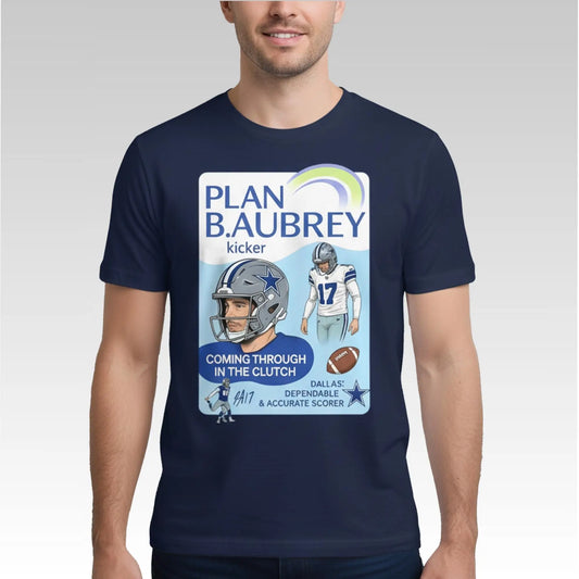 2025 Cowboys Victory Monday Plan Brandon Aubrey Kicker Shirt - Bigfirefashion