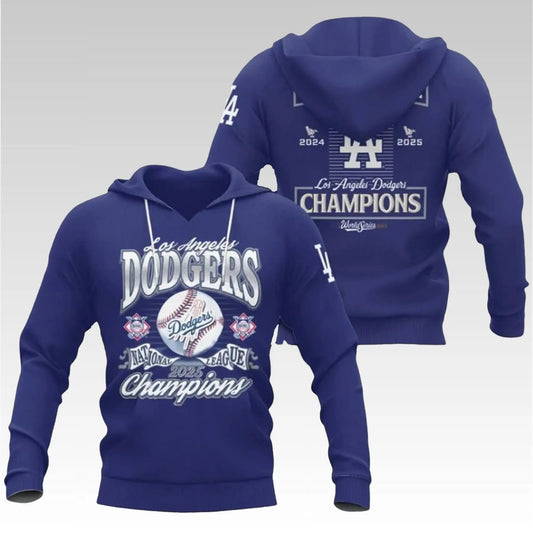 2025 Dodgers National League Champions World Series Shirt - Bigfirefashion