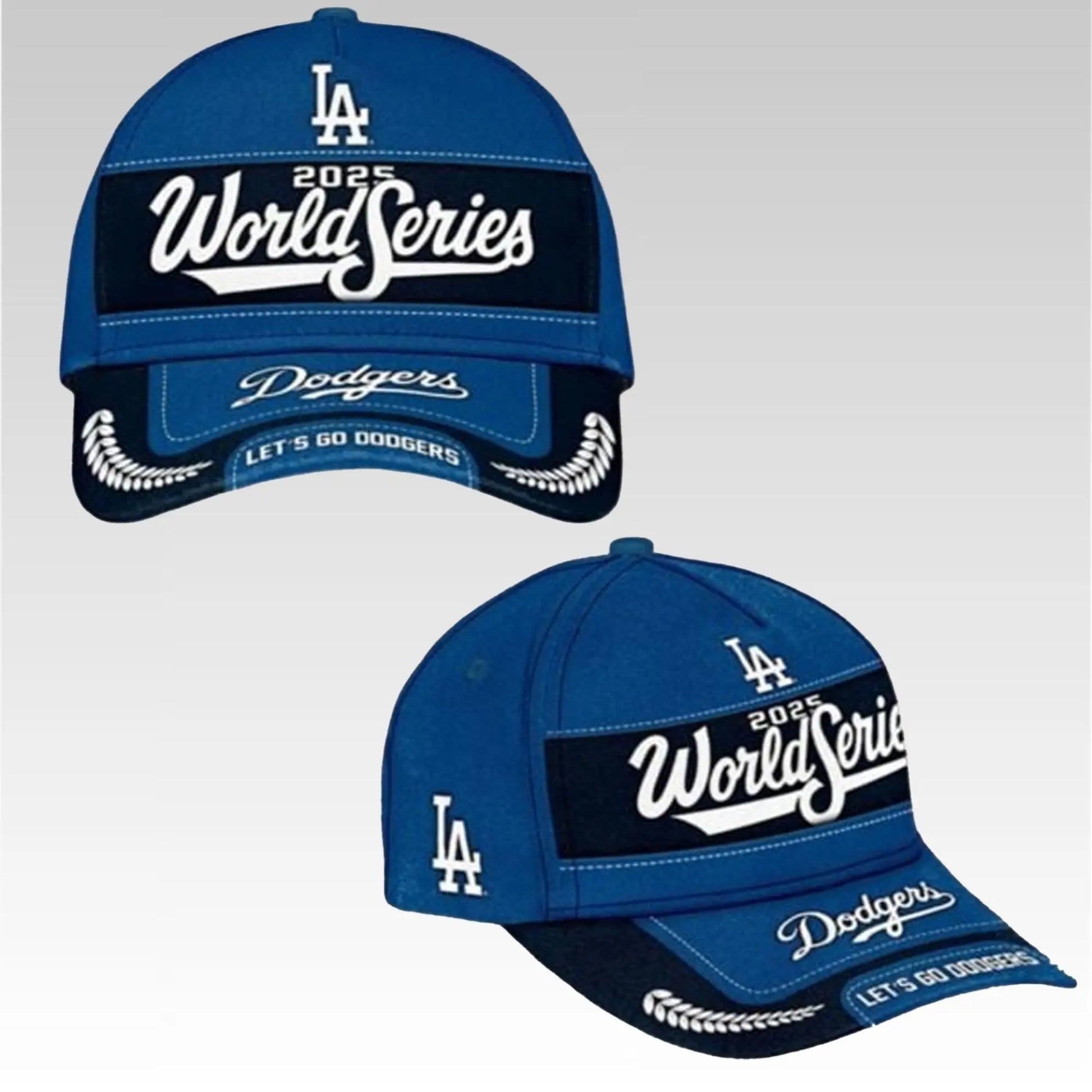 2025 Dodgers World Series Let’s Go Dodgers Cap - Bigfirefashion