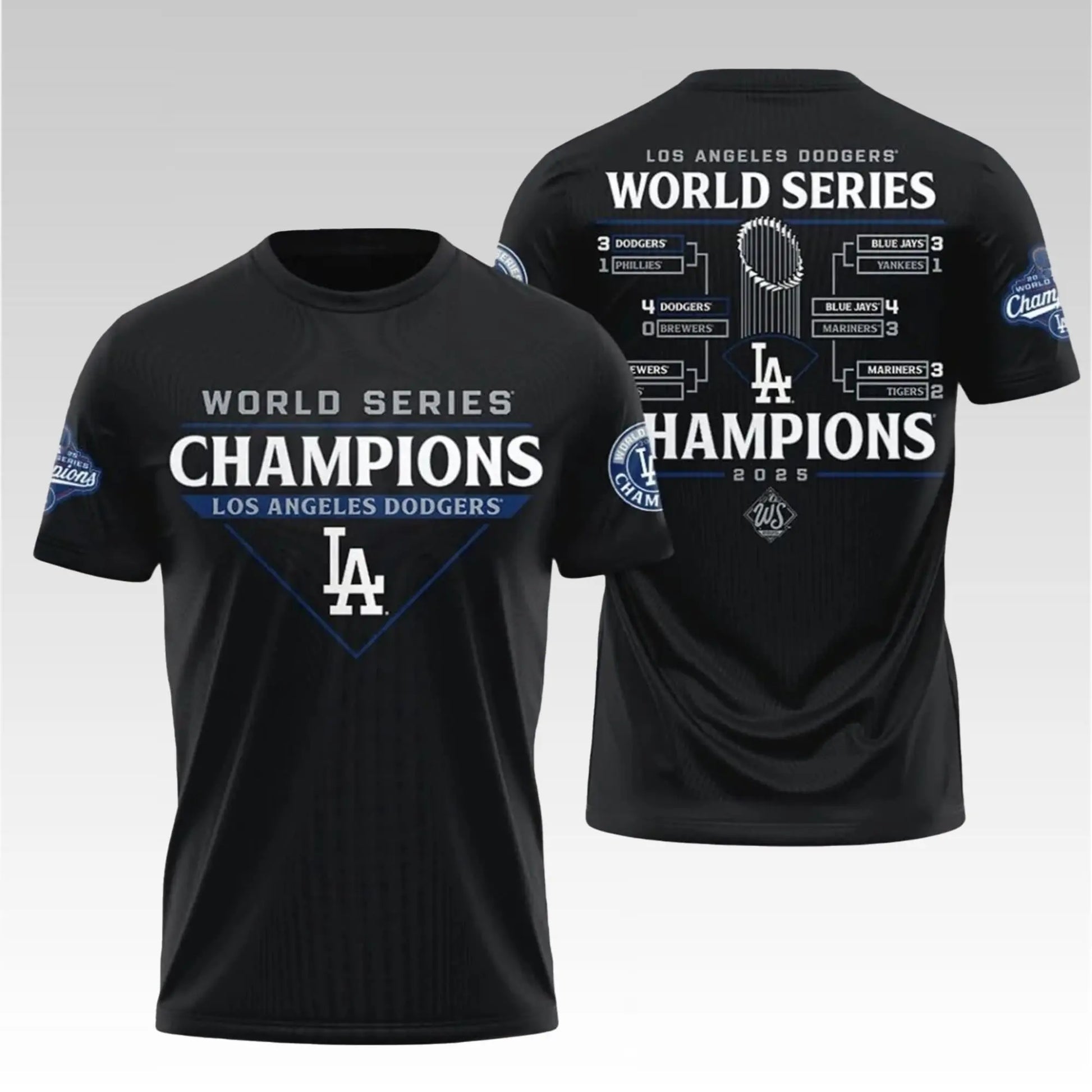 2025 Dodgers World Series Road To The Ring Champions Shirt - Bigfirefashion
