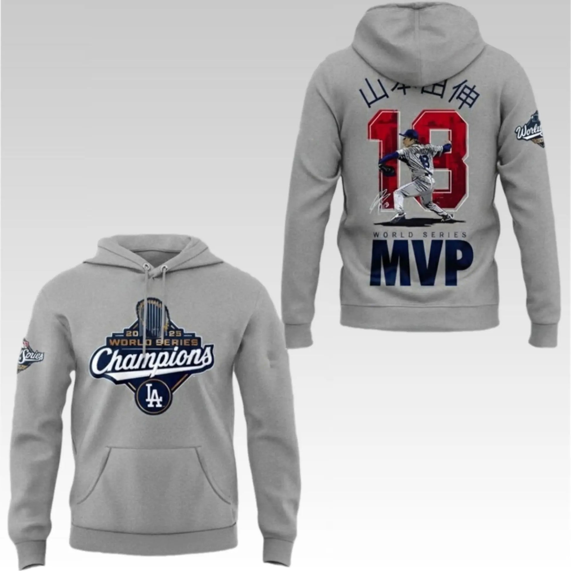 2025 Dodgers Yamamoto MVP World Series Champions Shirt - Bigfirefashion