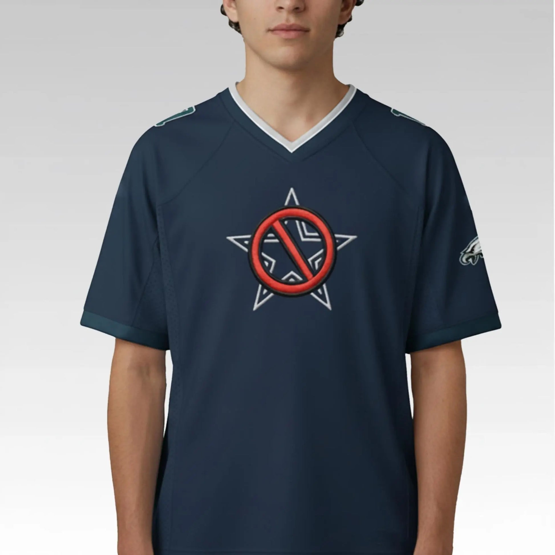 2025 Eagles Anti Dallas Cowboy Jersey - Bigfirefashion