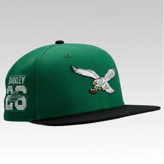 2025 Eagles Classic Kelly Green Barkley 26 Hat - Bigfirefashion