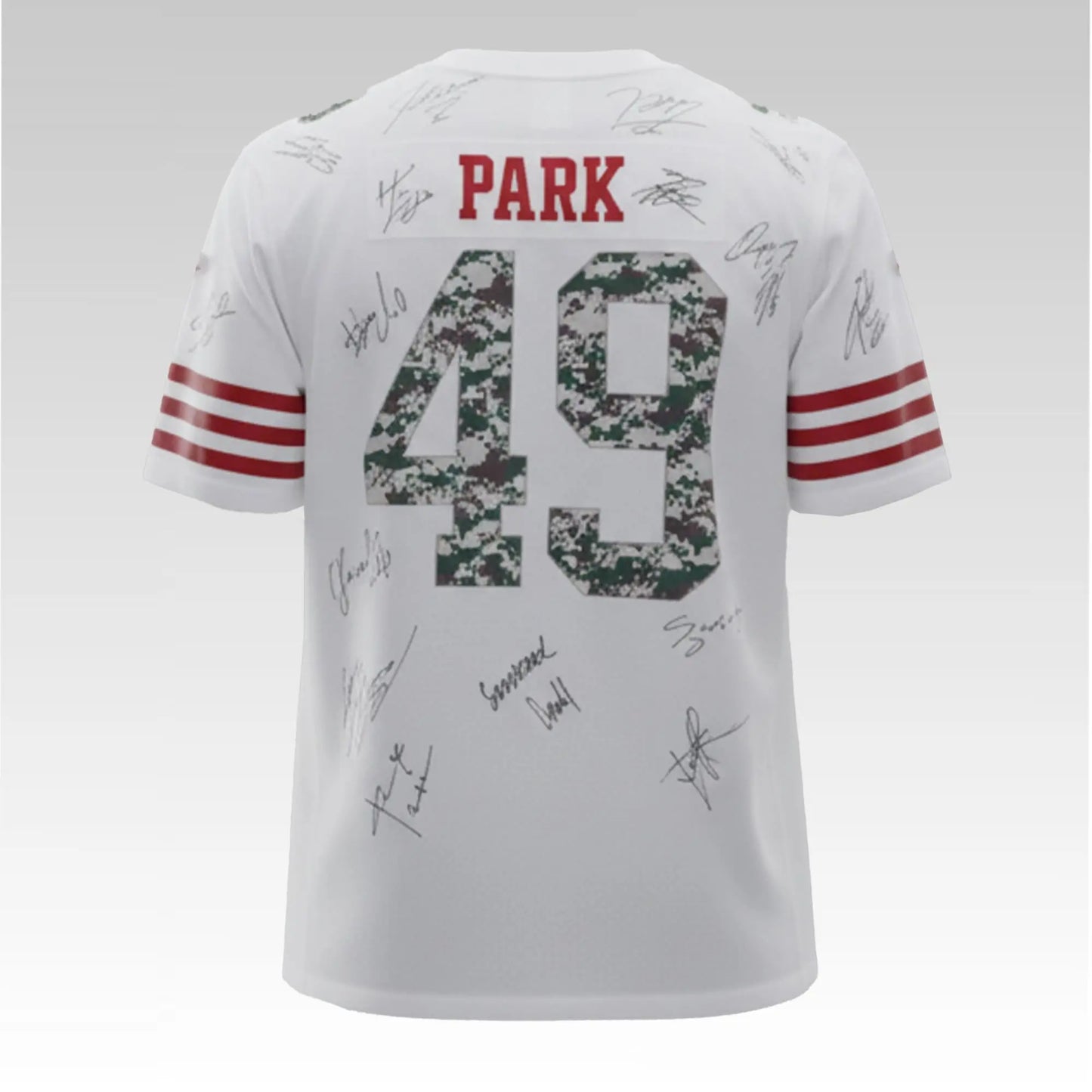 2025 George Kittle Park San Francisco 49ers Salute to Service Jersey - Bigfirefashion