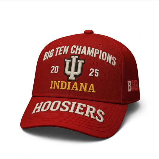 2025 Indiana Hoosiers Big Ten Champions Hat