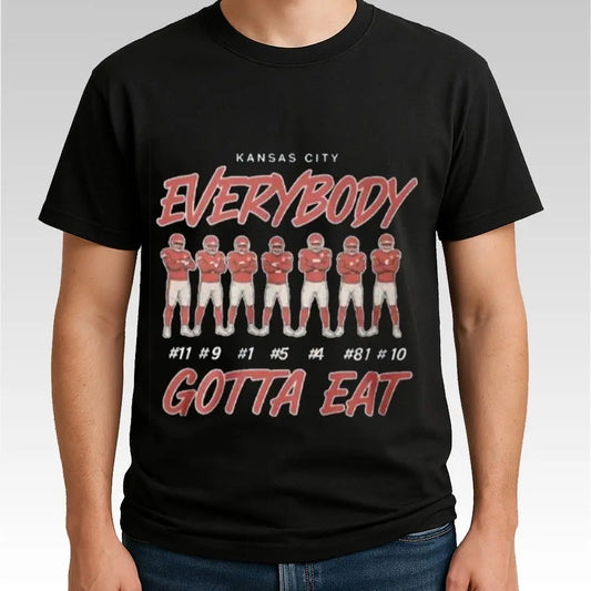 2025 Kc Chiefs Rashee Rice Everybody Gotta Eat Shirt - Bigfirefashion
