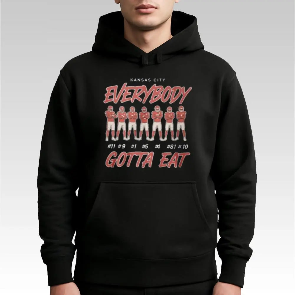 2025 Kc Chiefs Rashee Rice Everybody Gotta Eat Shirt - Bigfirefashion