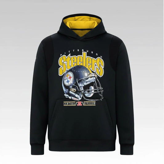 2025 Klint Kubiak Pittsburgh Steelers Central Division Hoodie Bigfire Fashion