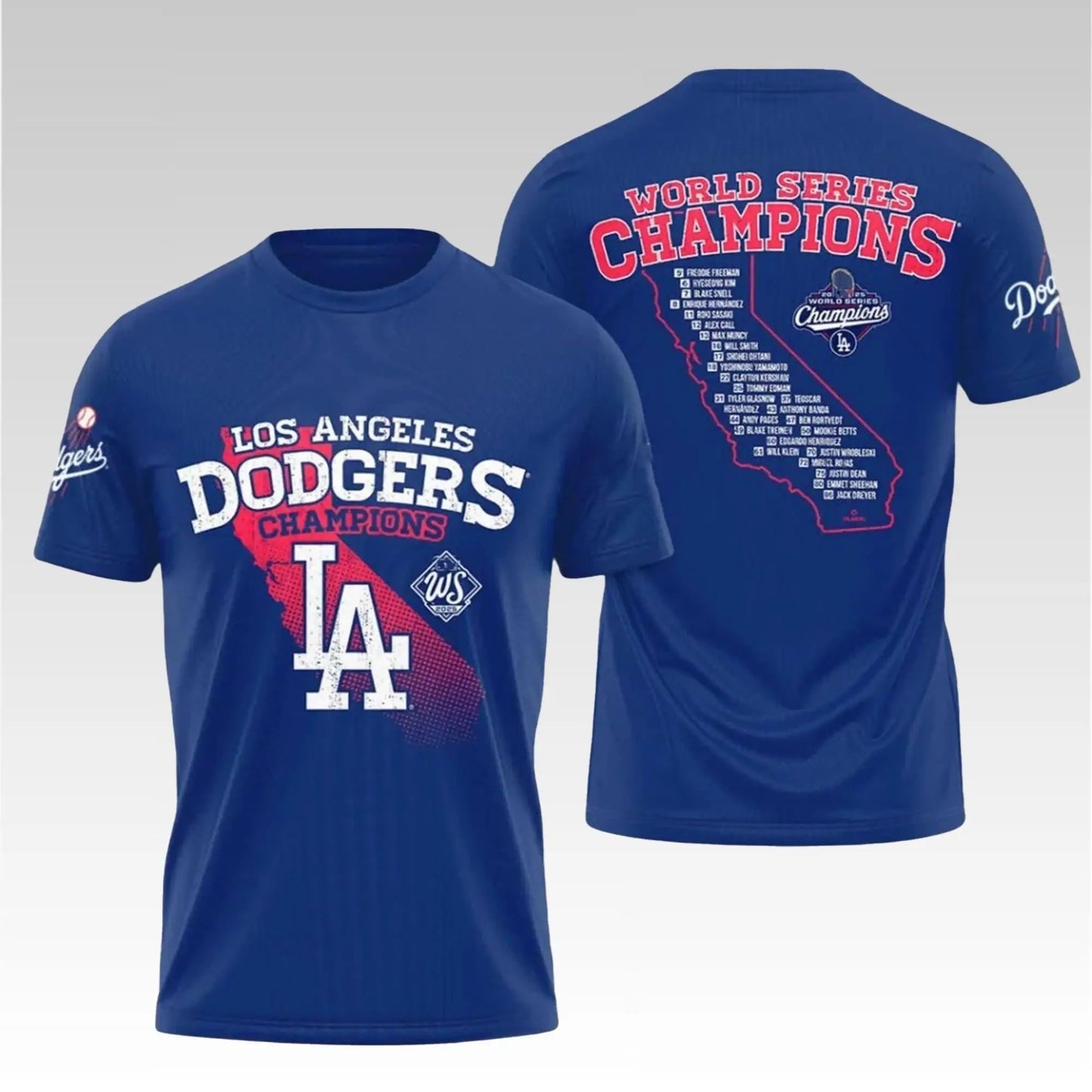 2025 LA Dodgers Champions World Series Champions Shirt - Bigfirefashion