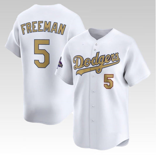 2025 LA Dodgers Freddie Freeman White Jersey