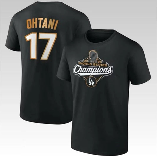 2025 LA Dodgers Ohtani 17 World Series Champions Win Shirt - Bigfirefashion